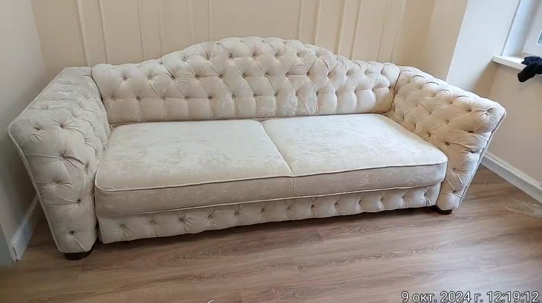 Замена обивки дивана на дому. Бутырская